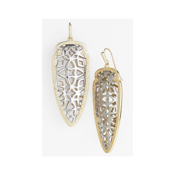Kendra Scott Sadie Spear filigree earrings - Picture 1 of 3